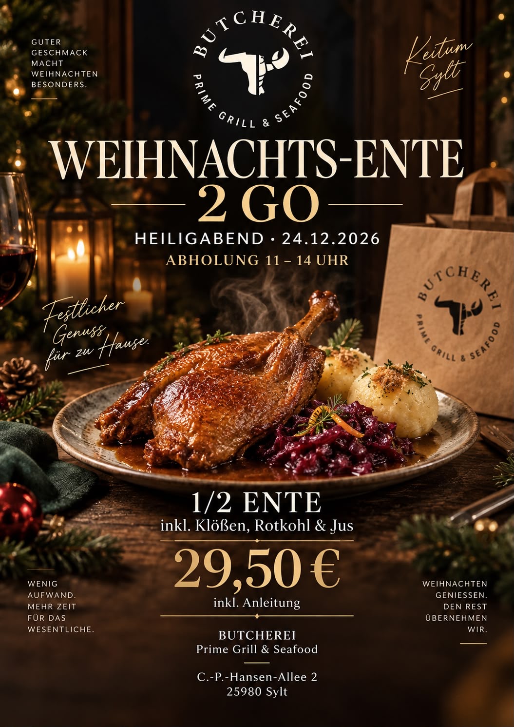 Weihnachtsente to go 2026